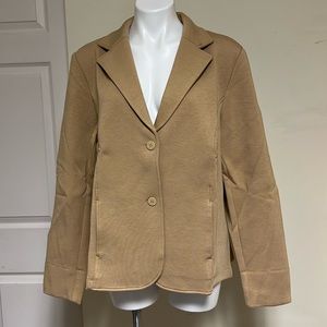 Dialogue Classics Tan Blazer NWT XL QVC